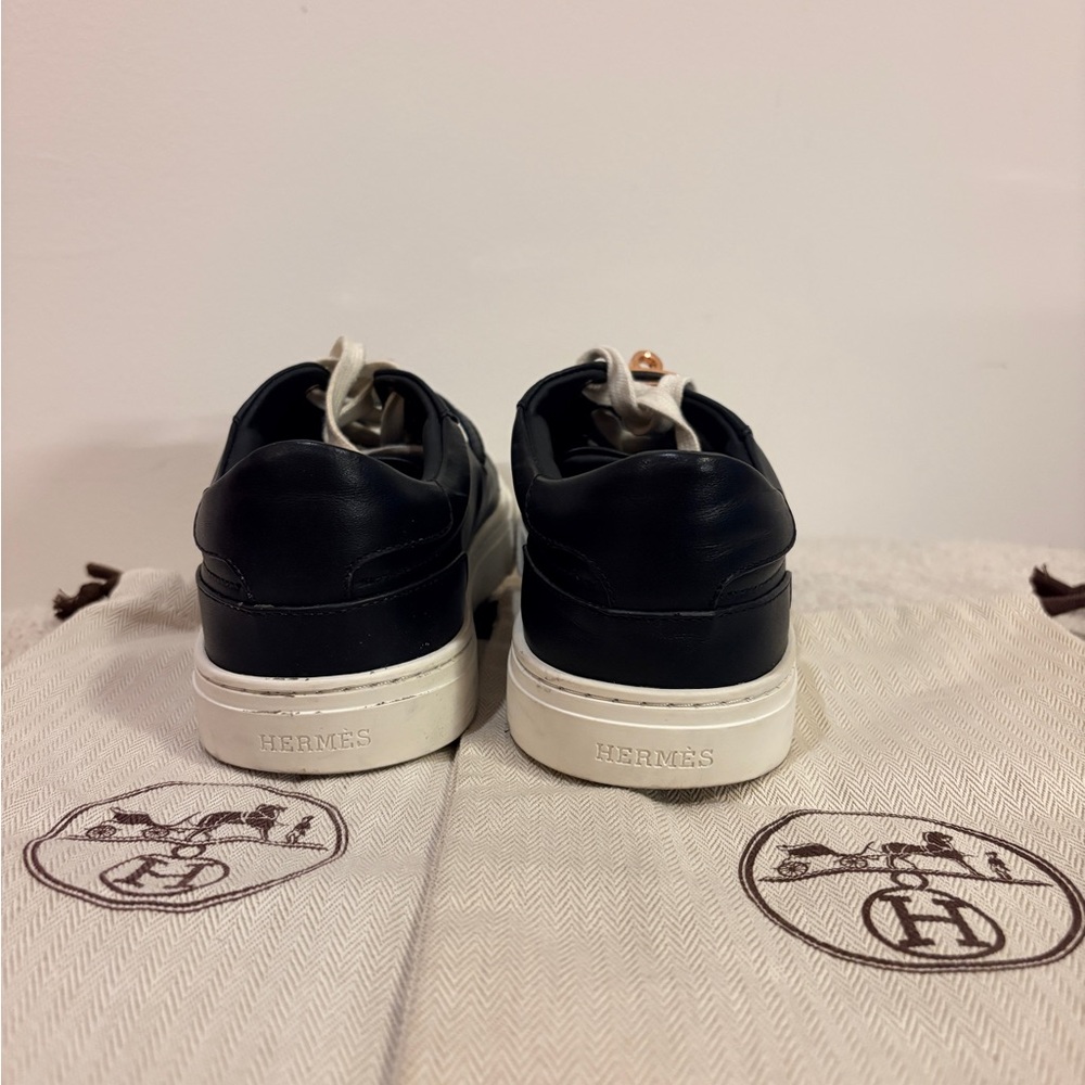 Hermès Day Leather Sneakers - Picture 3 of 6